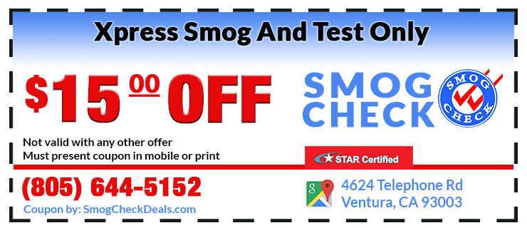 Ventura Smog Coupon